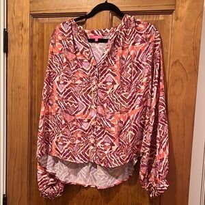 Women's Multicolor Patterned Top